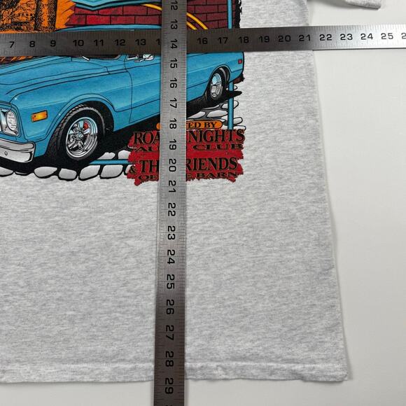 Car Show Livonia Michigan Wilson Barn 2016 Graphic Heather Gray Shirt Large - Picture 5 of 6